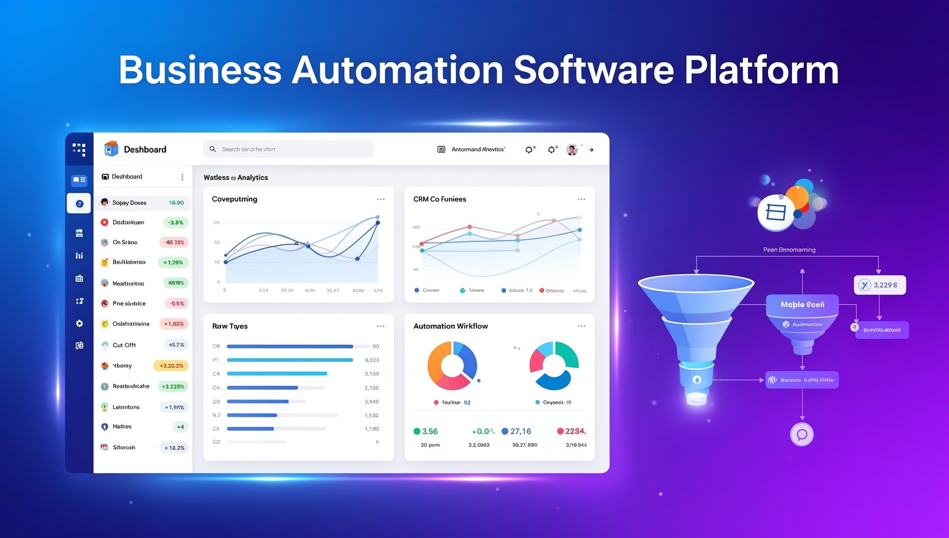 Bharat Funnels all-in-one business automation platform showing CRM, funnels, WhatsApp, email, and AI features in unified dashboard