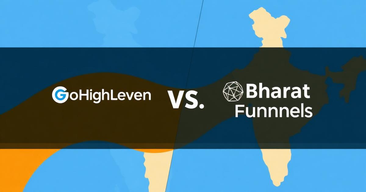 Featured image for article: GoHighLevel vs Bharat Funnels: Which Is Best for Indian Businesses? (2026)
