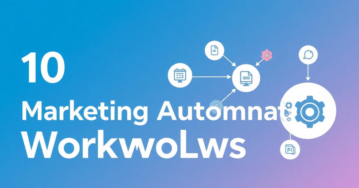 Featured image for article: 10 Marketing Automation Workflows Every Small Business Needs in 2026