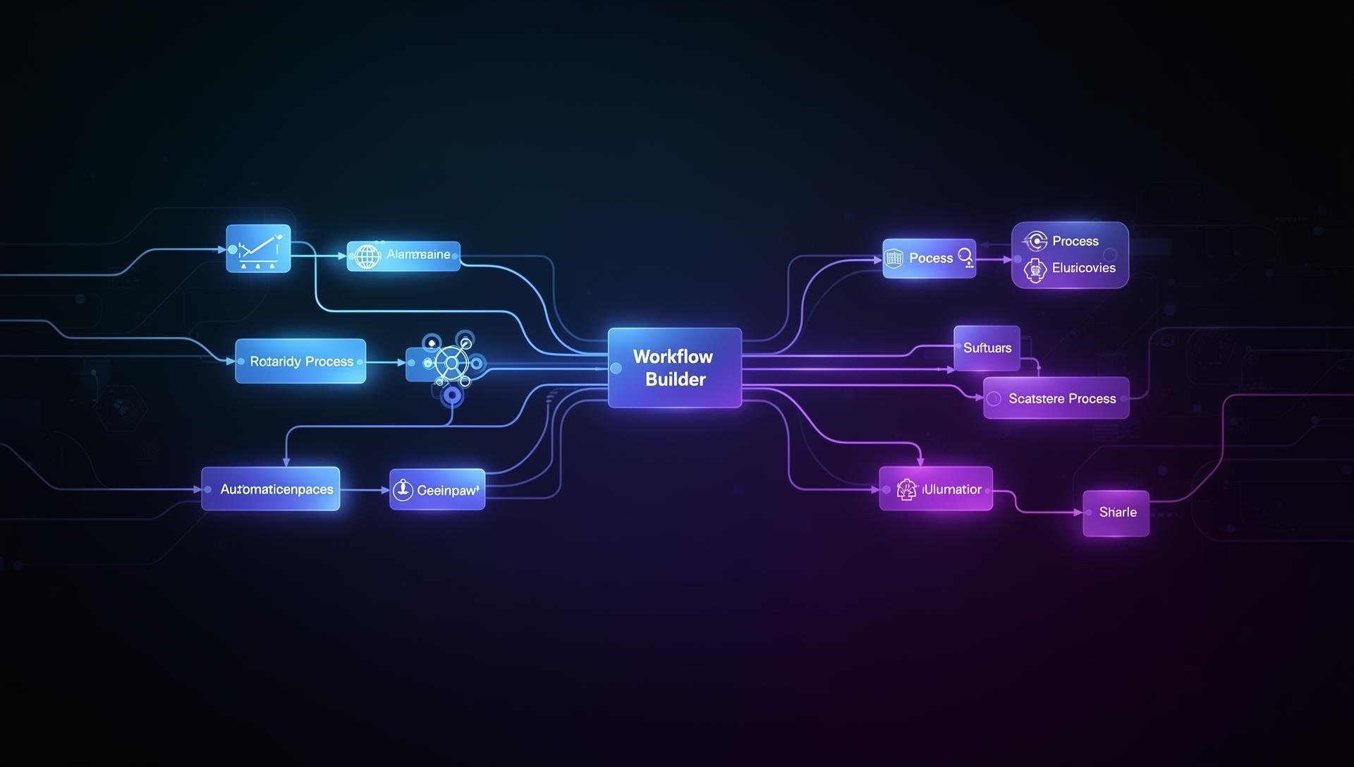 Bharat Funnels visual workflow builder showing drag-and-drop automation designer with triggers, conditions, and action nodes